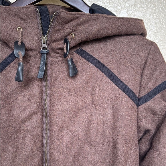 Prana Calla Brown Hooded Jacket - Picture 2 of 8